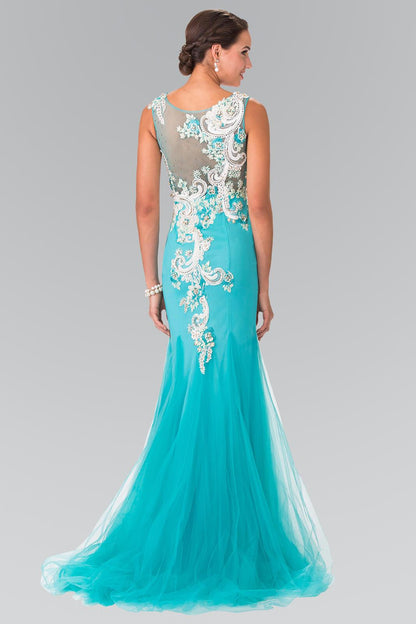 Prom Sleeveless Formal Dress Mermaid Long Gown - The Dress Outlet Elizabeth K