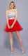 Prom Strapless Floral Top Homecoming Cocktail Dress - The Dress Outlet Nox Anabel