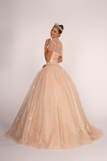 Quinceanera Long Prom Dress Sweet 16 - The Dress Outlet Elizabeth K