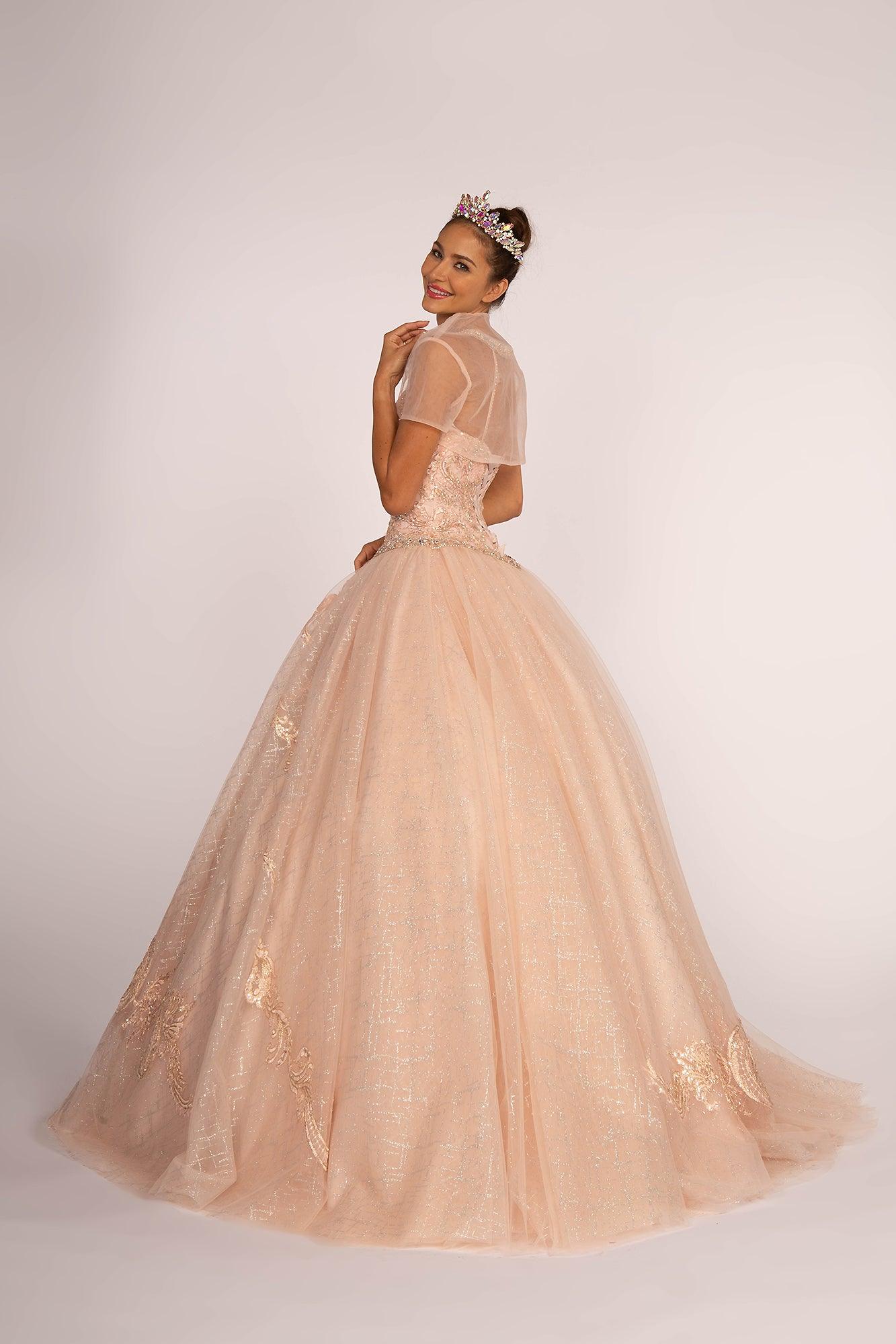 Quinceanera Long Prom Dress Sweet 16 - The Dress Outlet Elizabeth K