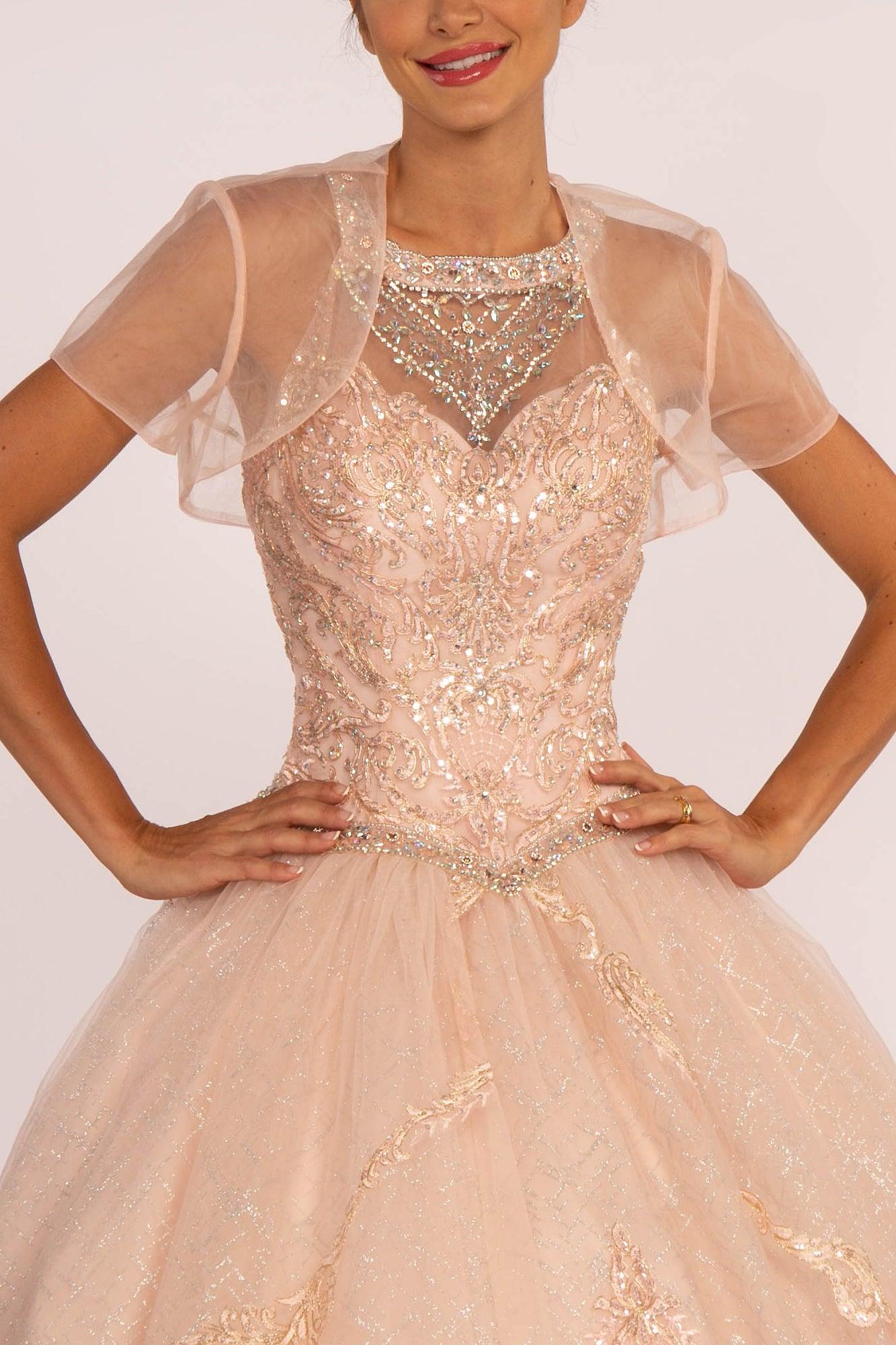 Quinceanera Long Prom Dress Sweet 16 - The Dress Outlet Elizabeth K