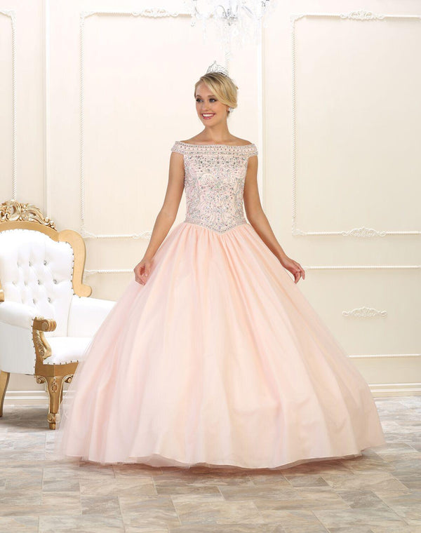Quinceanera Long Sweet 16 Ball Gown