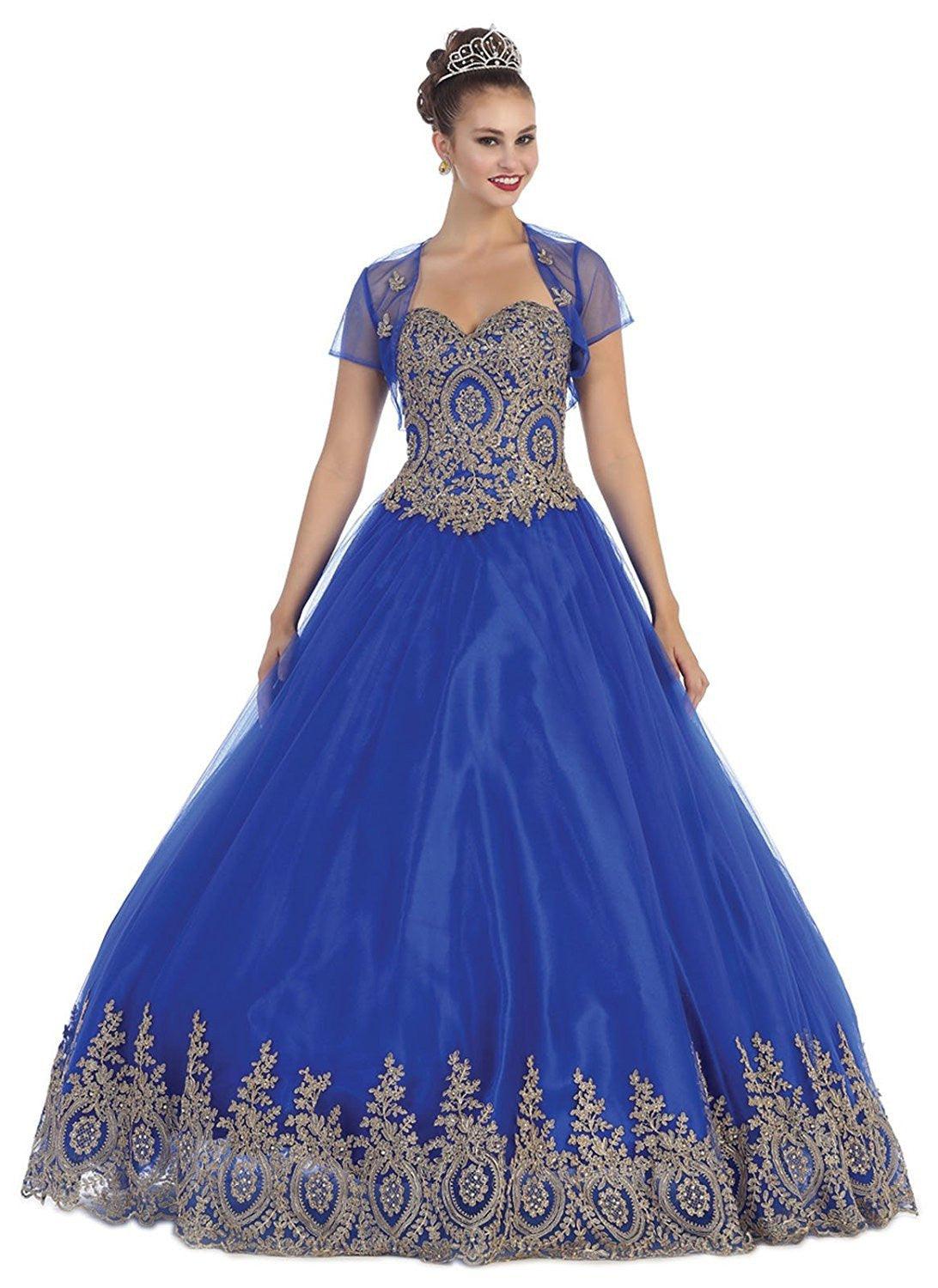 Quinceanera Quinceanera Dresses Formal Prom Ball Gown - The Dress Outlet May Queen
