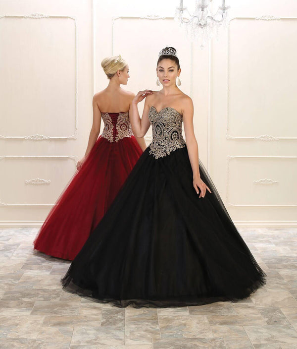 Quinceanera Quinceanera Long Prom Dress Ball Gown Formal