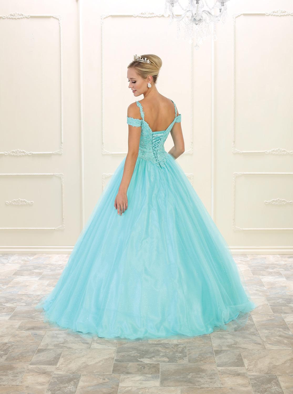 Quinceanera Sweet 16 Long Dress Quinceanera - The Dress Outlet May Queen