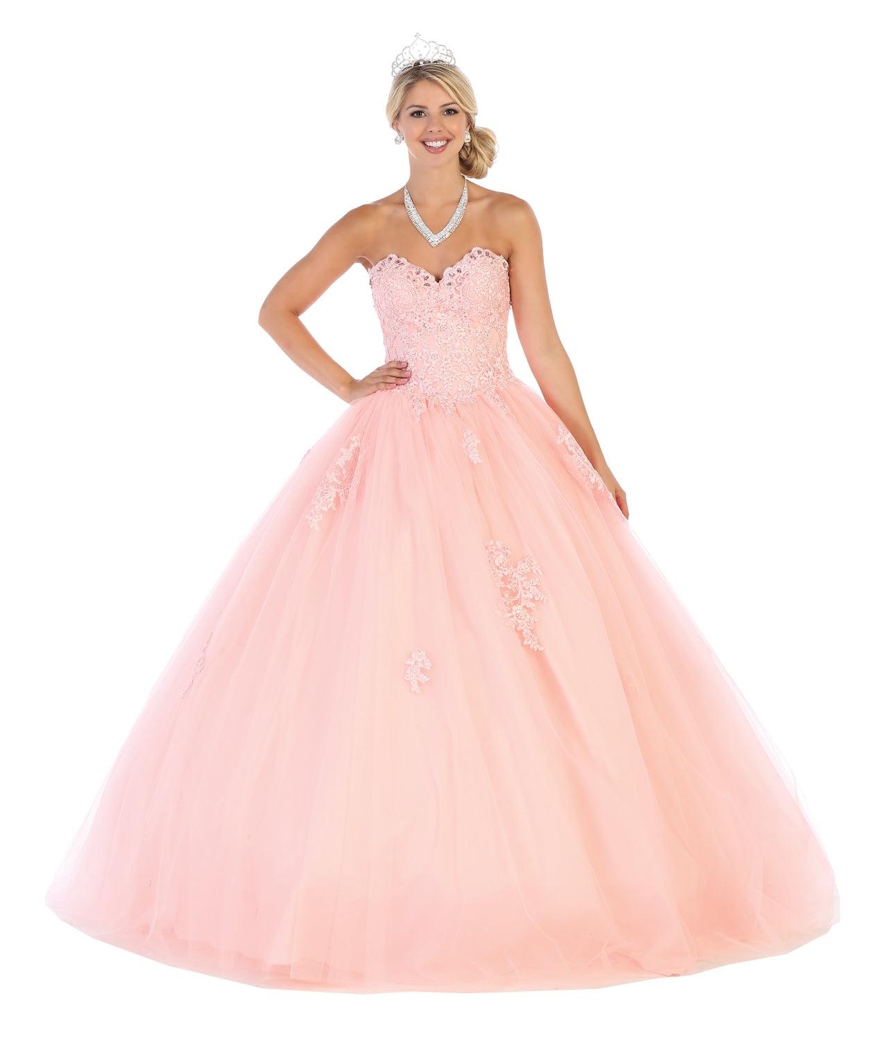 Quinceanera Sweet 16 Quinceanera Ball Gown - The Dress Outlet May Queen
