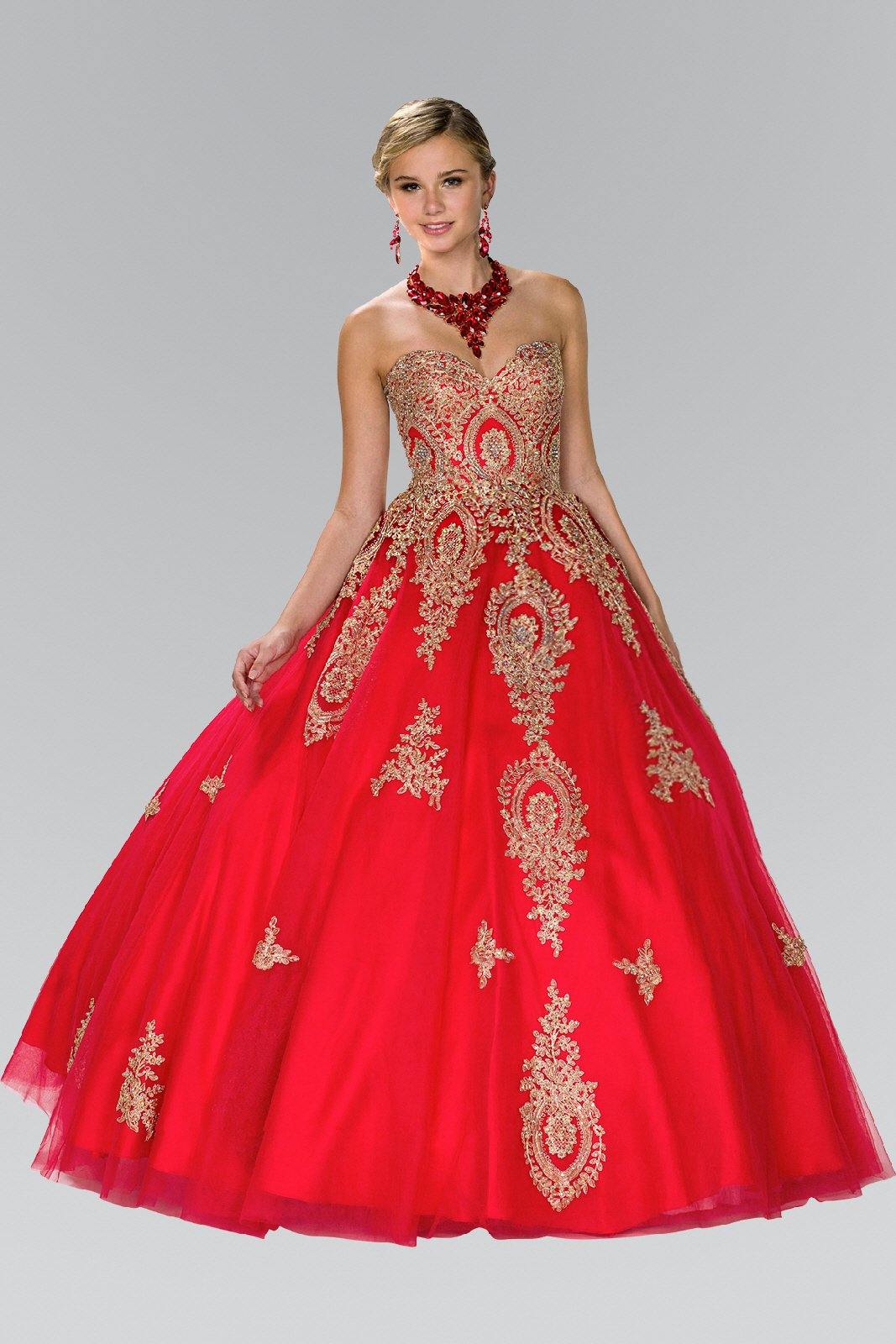 Quinceanera Sweetheart Ball Gown with Embroidery and Beads