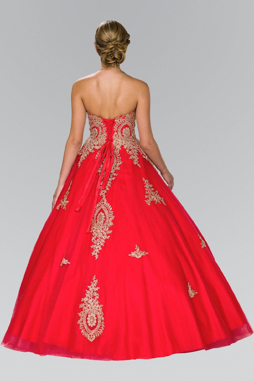 Quinceanera Sweetheart Ball Gown with Embroidery and Beads