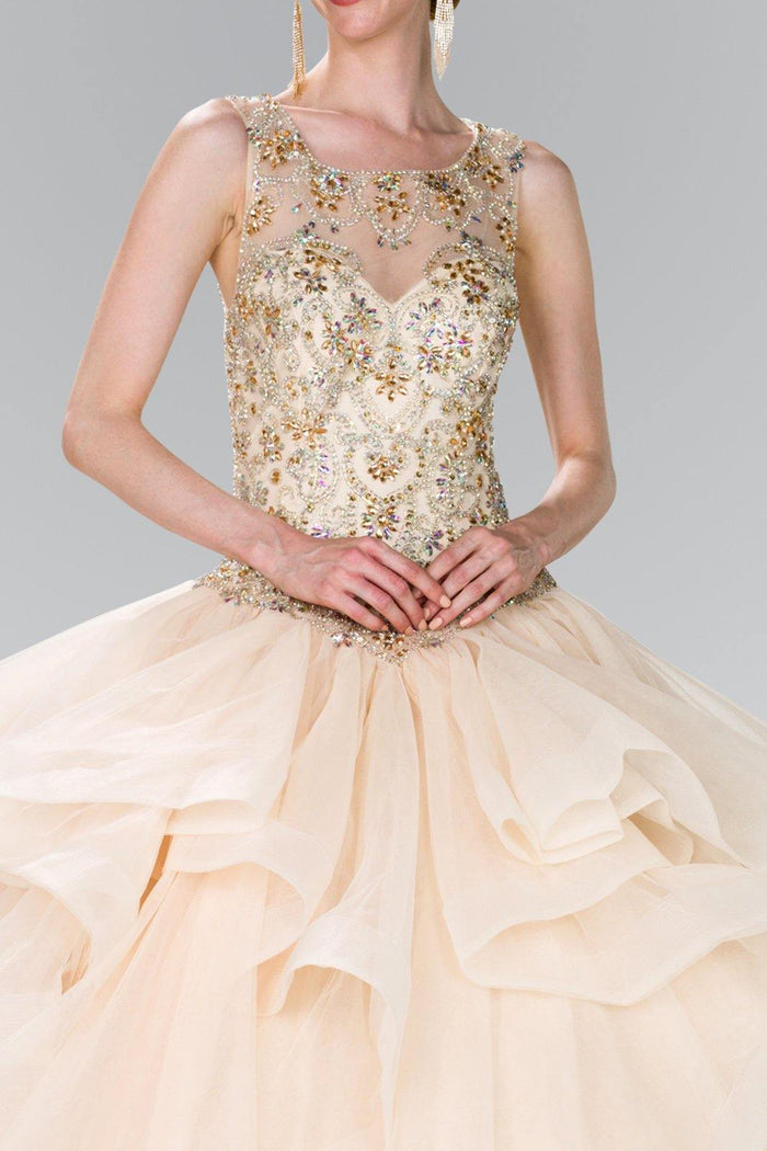 Quinceanera Sweethearted Ball Gown with Bolero - The Dress Outlet Elizabeth K