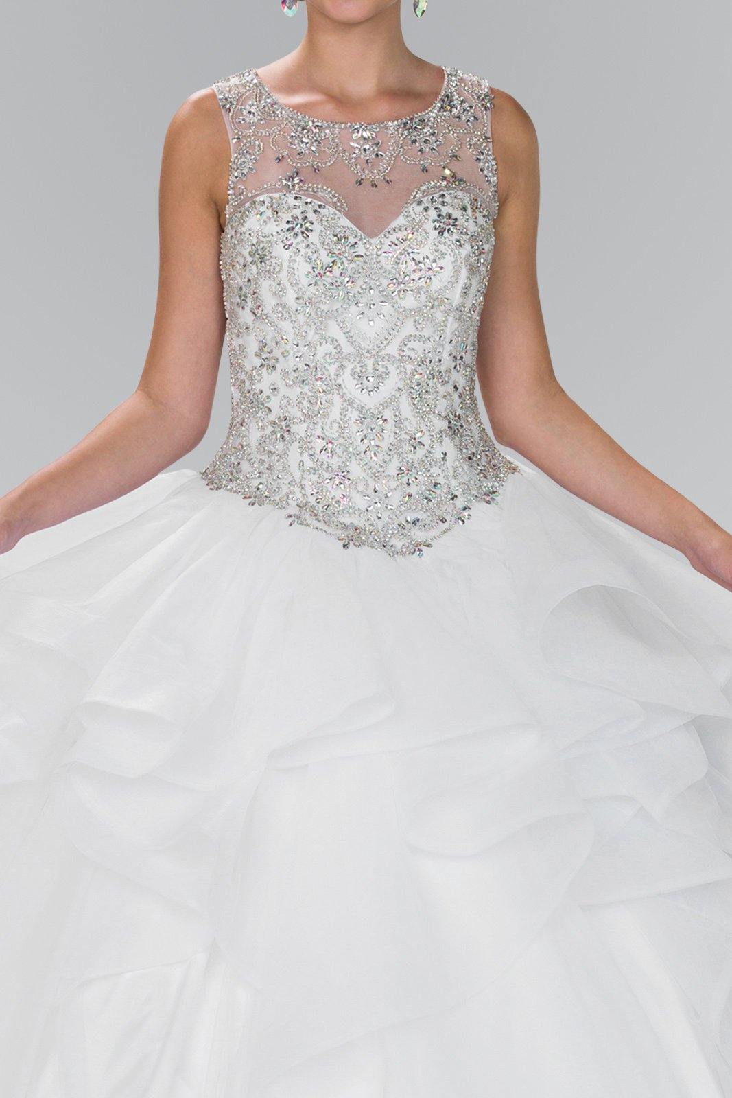 Quinceanera Sweethearted Ball Gown with Bolero - The Dress Outlet Elizabeth K