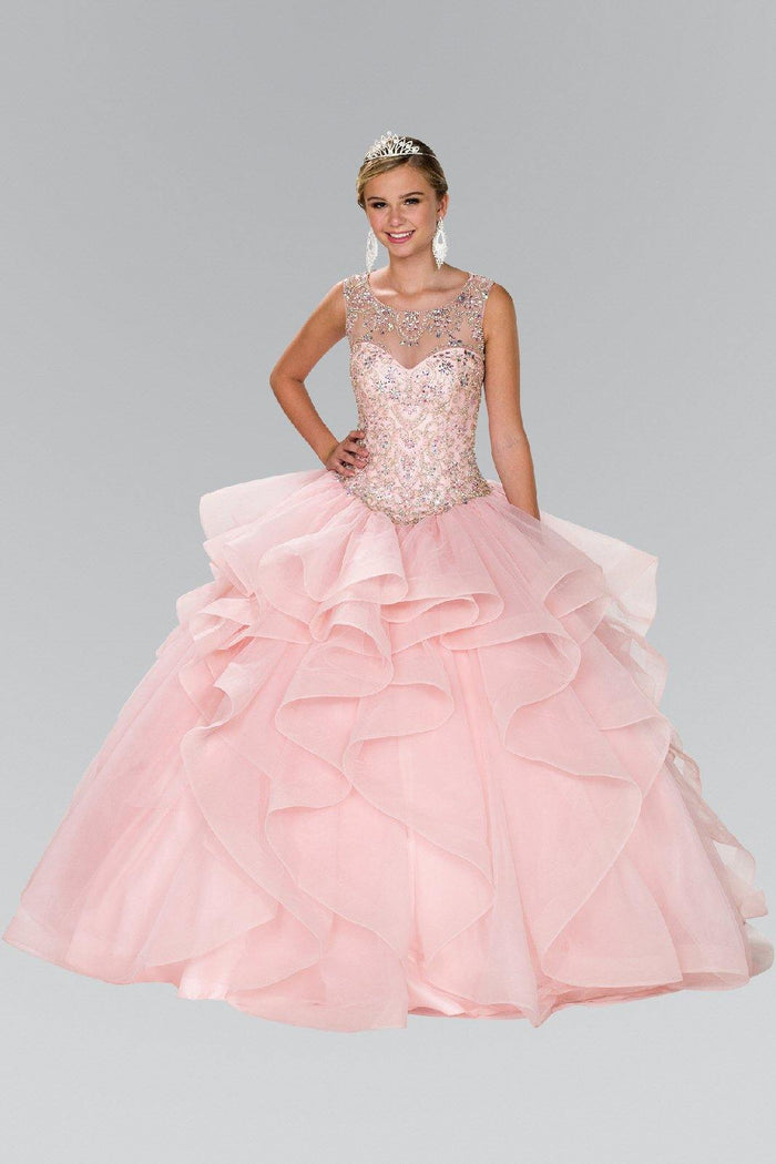 Quinceanera Sweethearted Ball Gown with Bolero - The Dress Outlet Elizabeth K