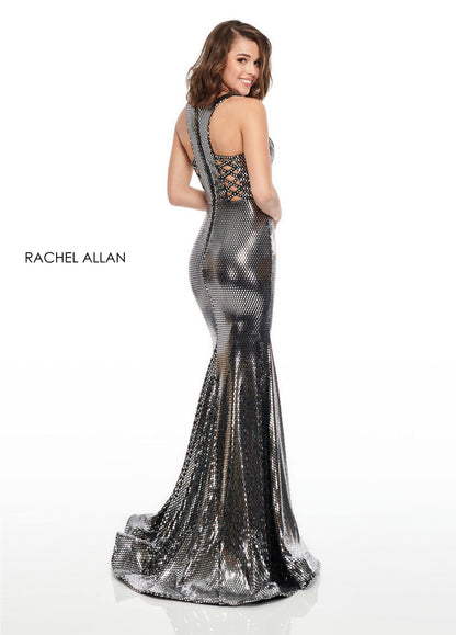 Rachel Allan Fitted Long Prom Dress - The Dress Outlet