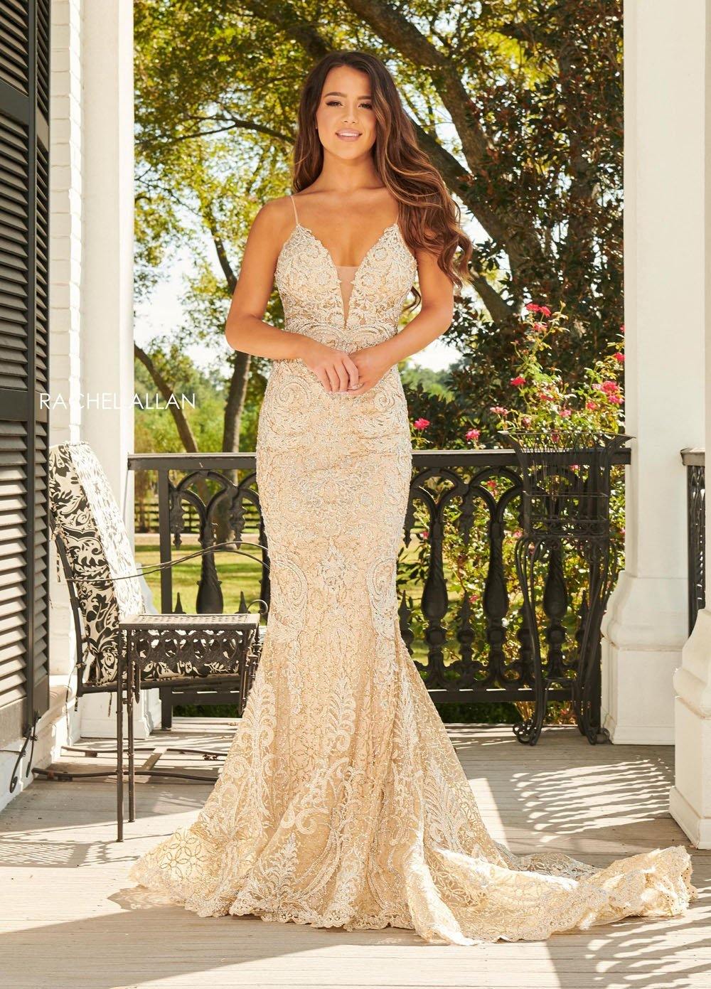 Rachel Allan Long Formal Prom Dress