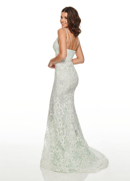 Rachel Allan Long Fitted Prom Dress - The Dress Outlet