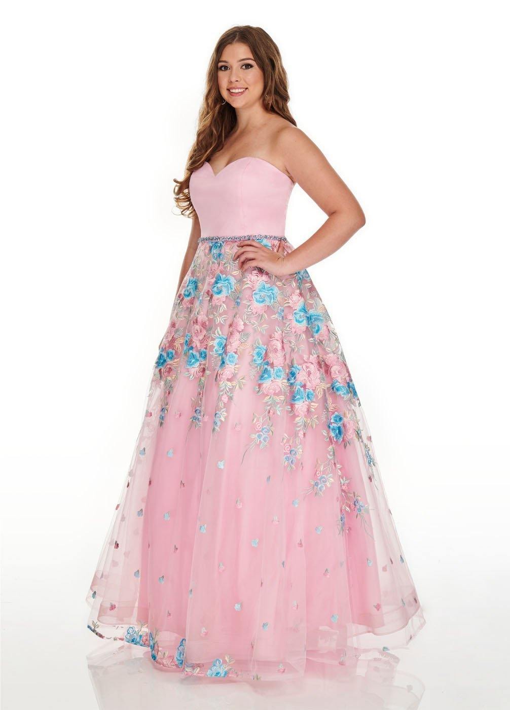 Rachel Allan Long Plus Size Dress Prom