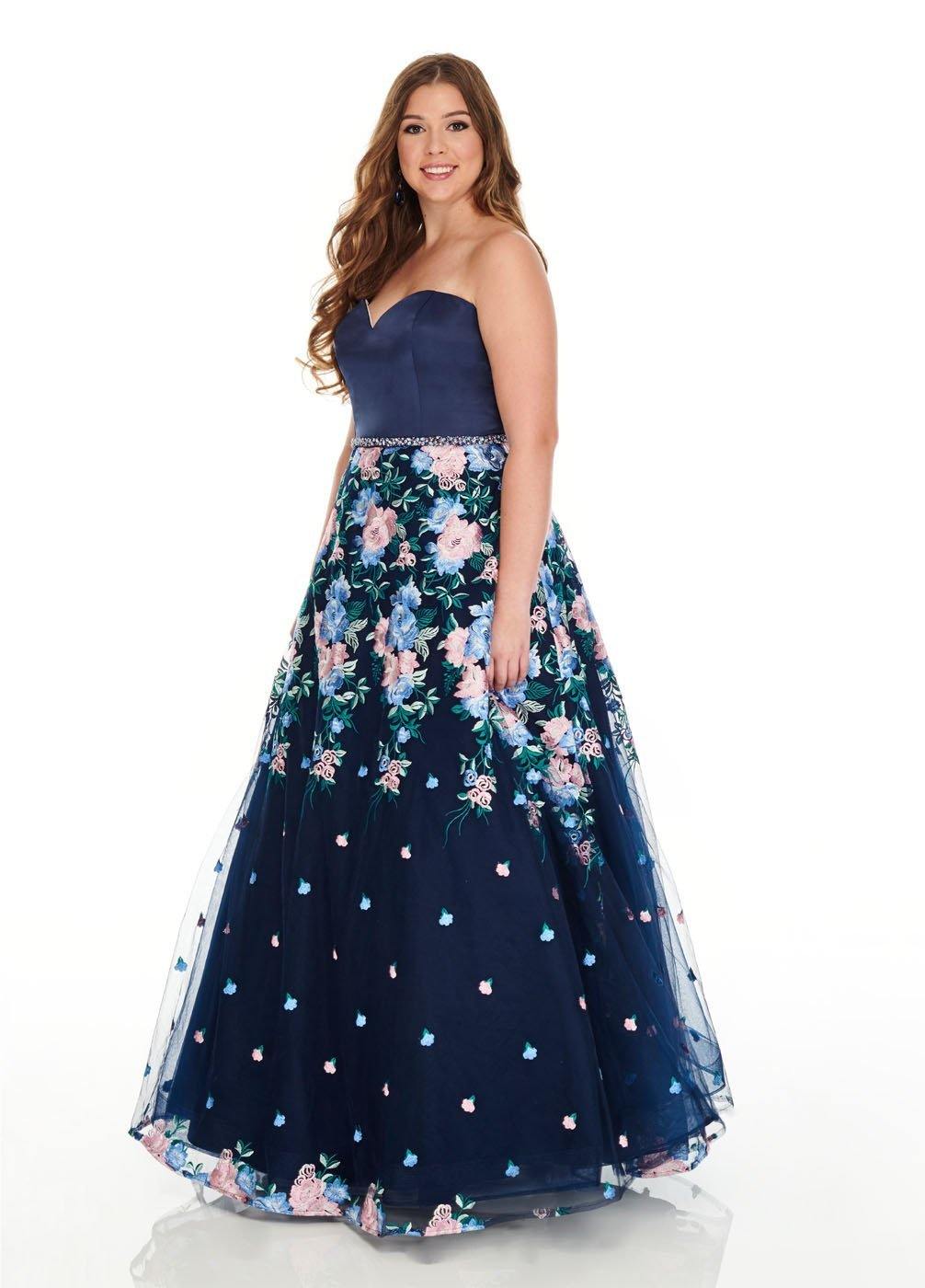 Rachel Allan Long Plus Size Dress Prom