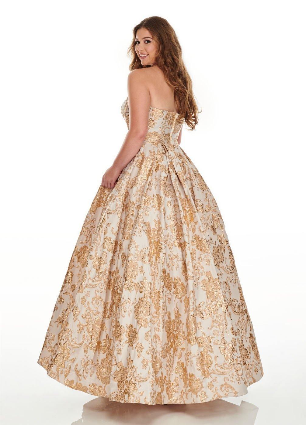 Rachel Allan Long Plus Size Prom Dress - The Dress Outlet