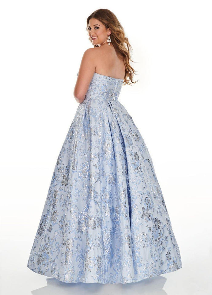 Rachel Allan Long Plus Size Prom Dress - The Dress Outlet