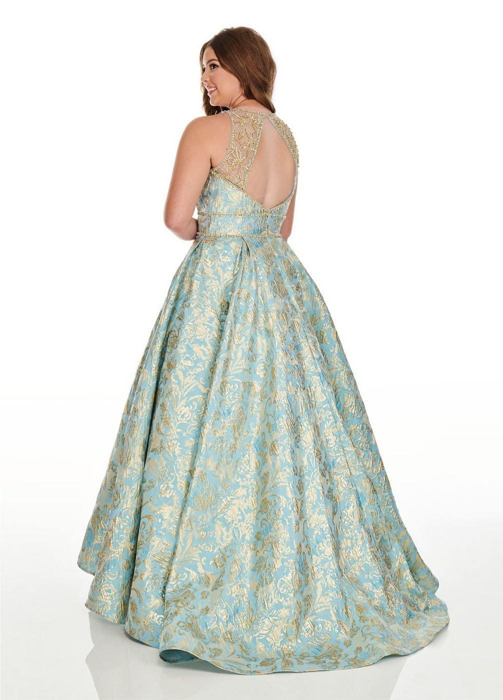 Rachel Allan Long Plus Size Prom Dress Ball Gown