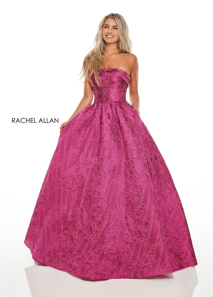 Rachel Allan Long Prom Dress Ball Gown - The Dress Outlet