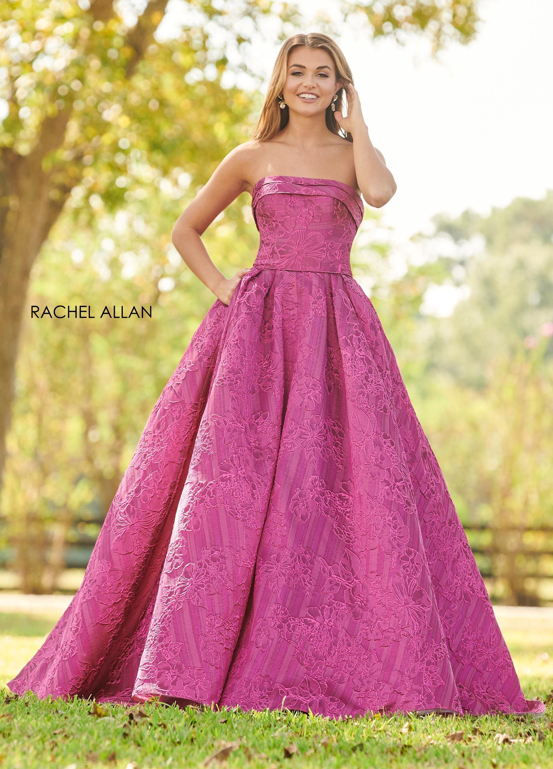 Fuchsia Long Prom Dress Ball Gown