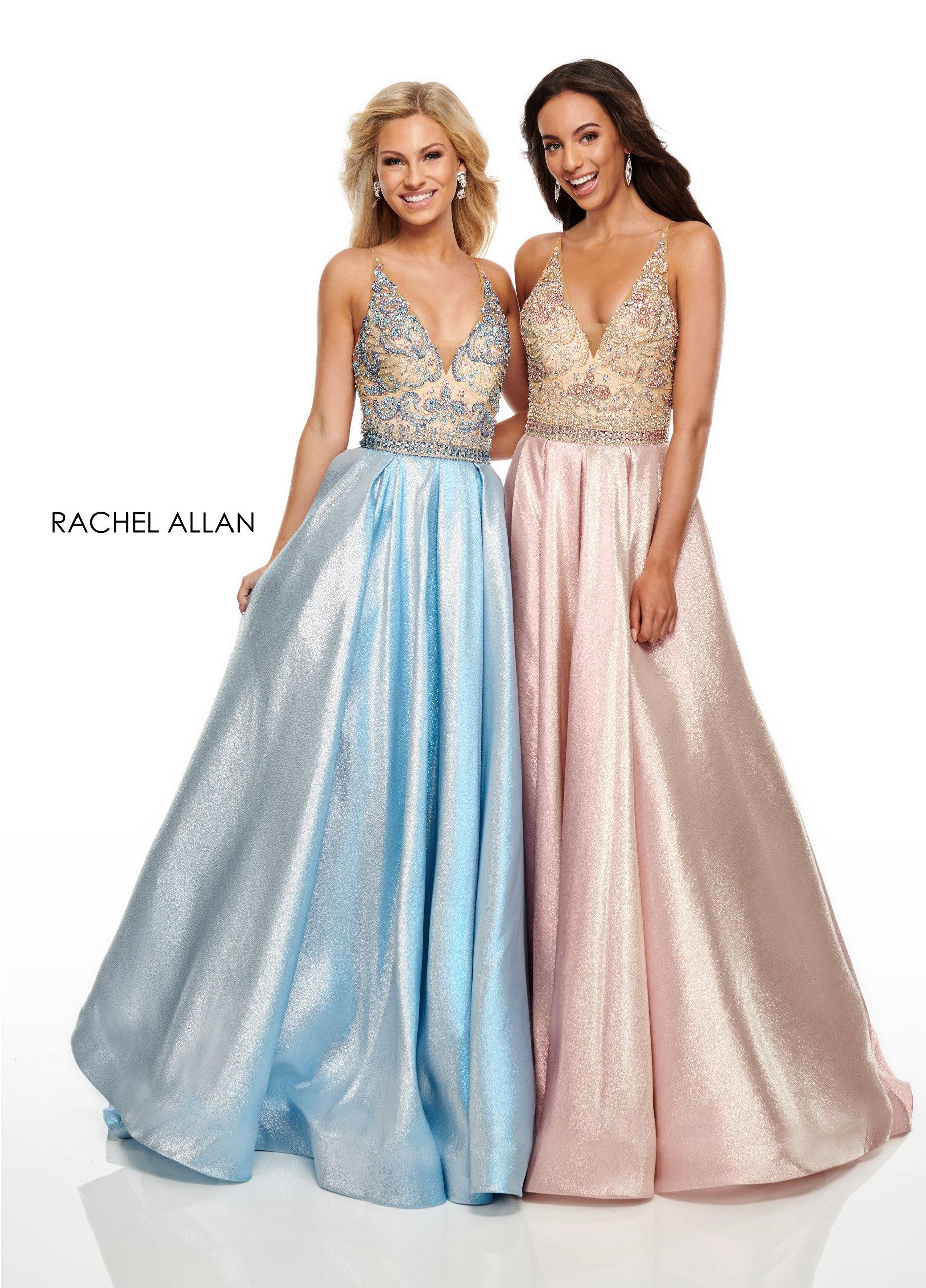 Rachel Allan Long Prom Dress Evening Gown - The Dress Outlet