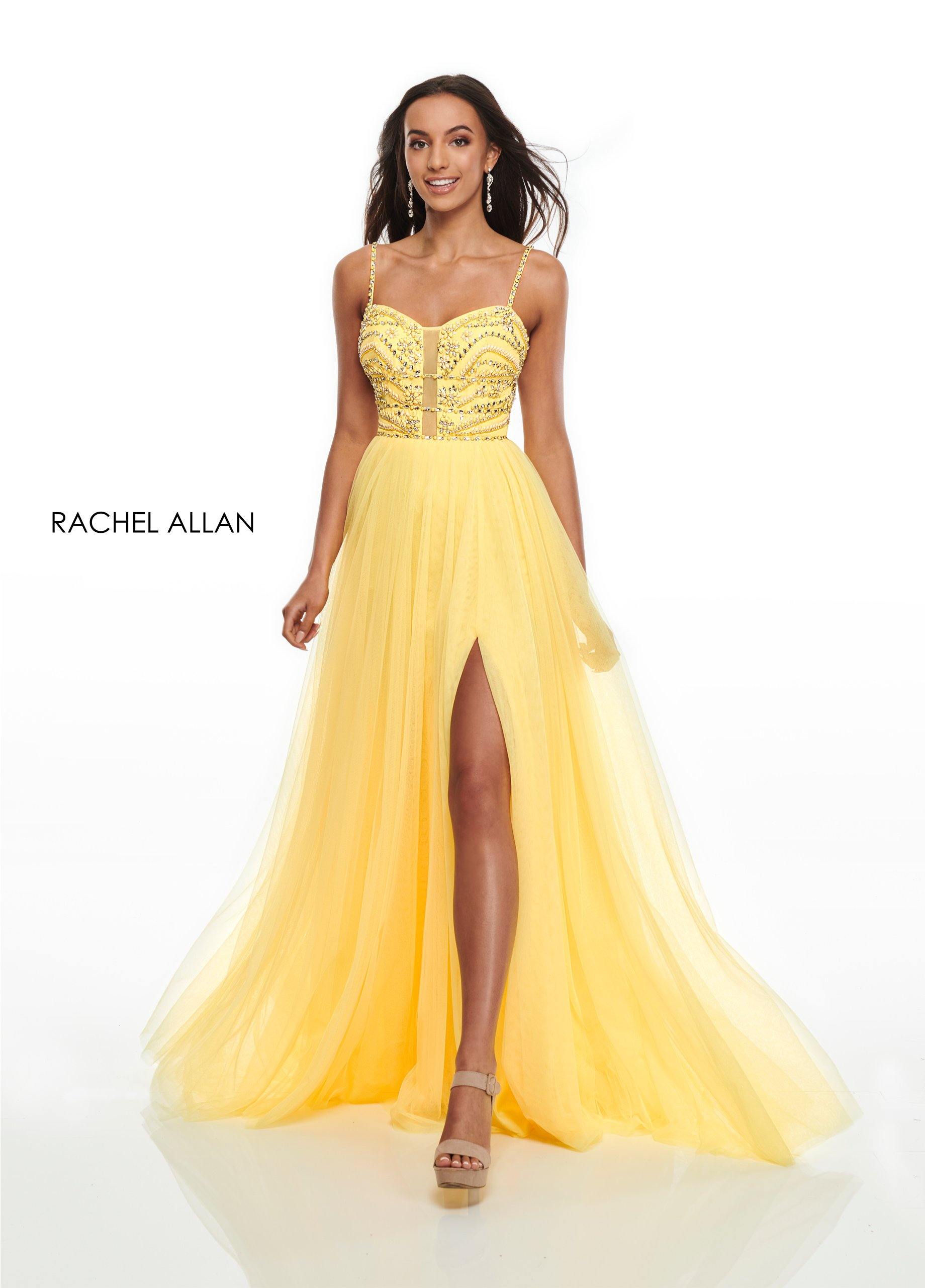 Rachel Allan Long Prom Sexy Dress