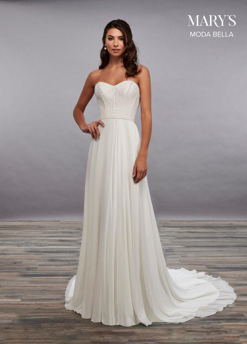 Rachel Allan  Long Strapless Wedding Dress Plus Size - The Dress Outlet