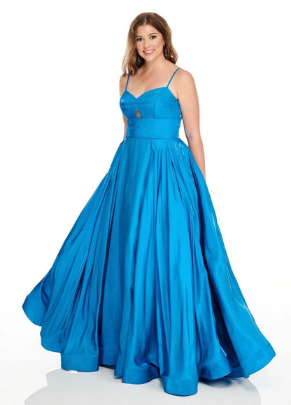 Rachel Allan Plus Size Prom Long Dress - The Dress Outlet