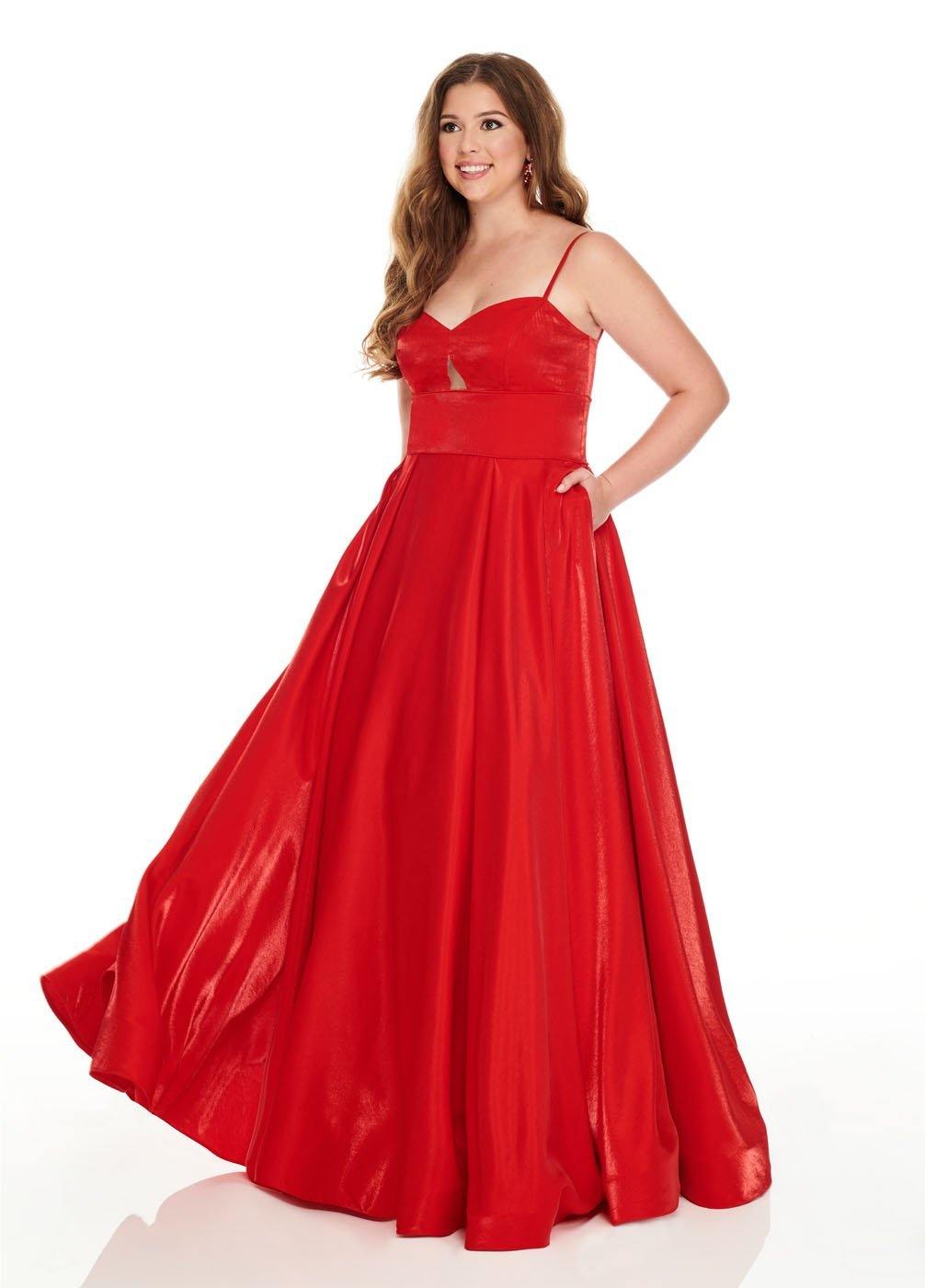 Rachel Allan Plus Size Prom Long Dress - The Dress Outlet