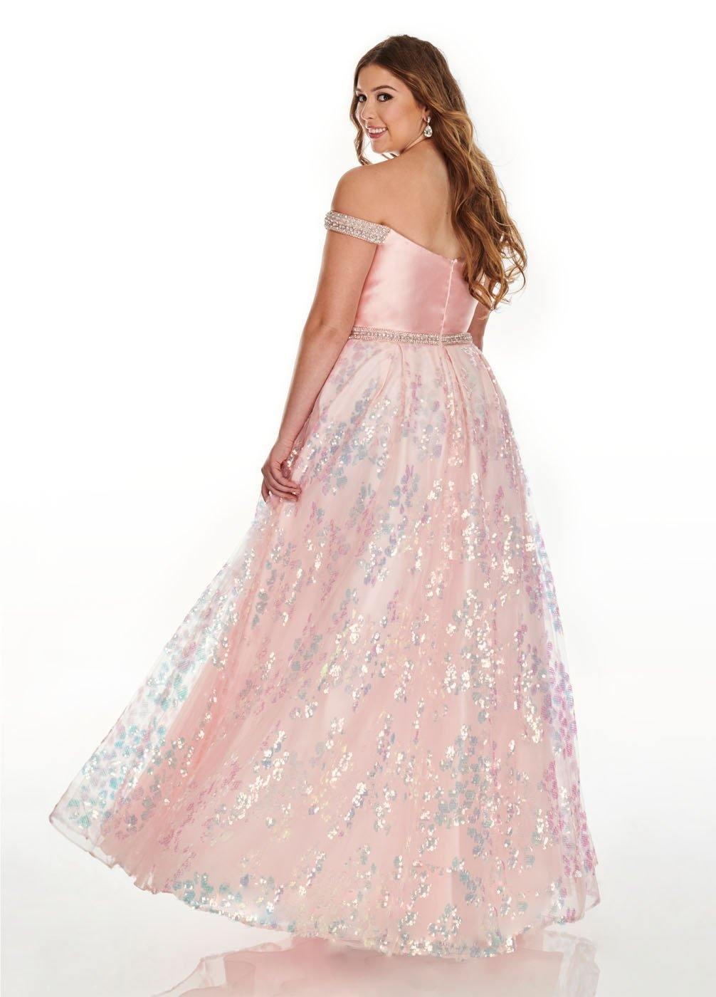 Rachel Allan Plus Size Prom Long Dress