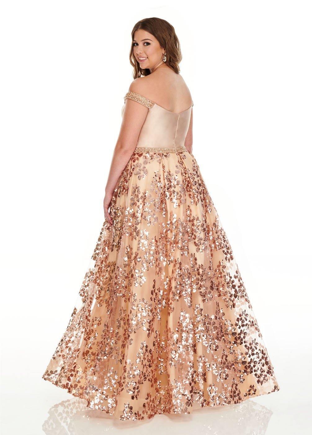 Rachel Allan Plus Size Prom Long Dress