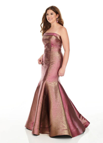 Rachel Allan Plus Size Prom Long Sexy Dress - The Dress Outlet