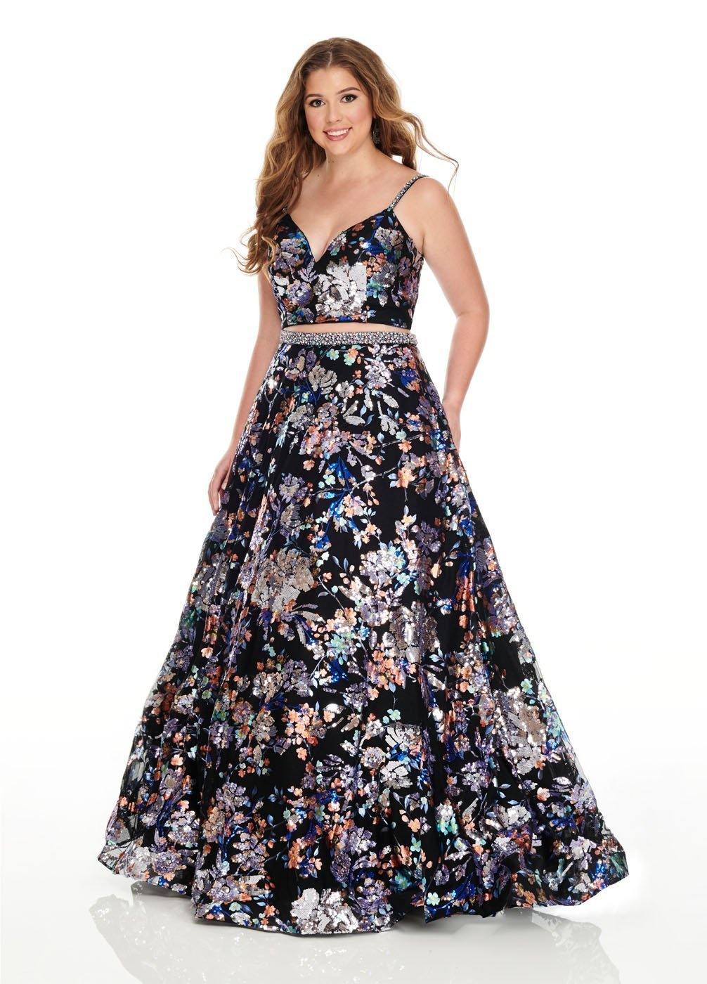 Plus Size Two Piece Prom Dress | The Dress Outlet Plus Size Two Piece Prom Dress | The Dress Outlet