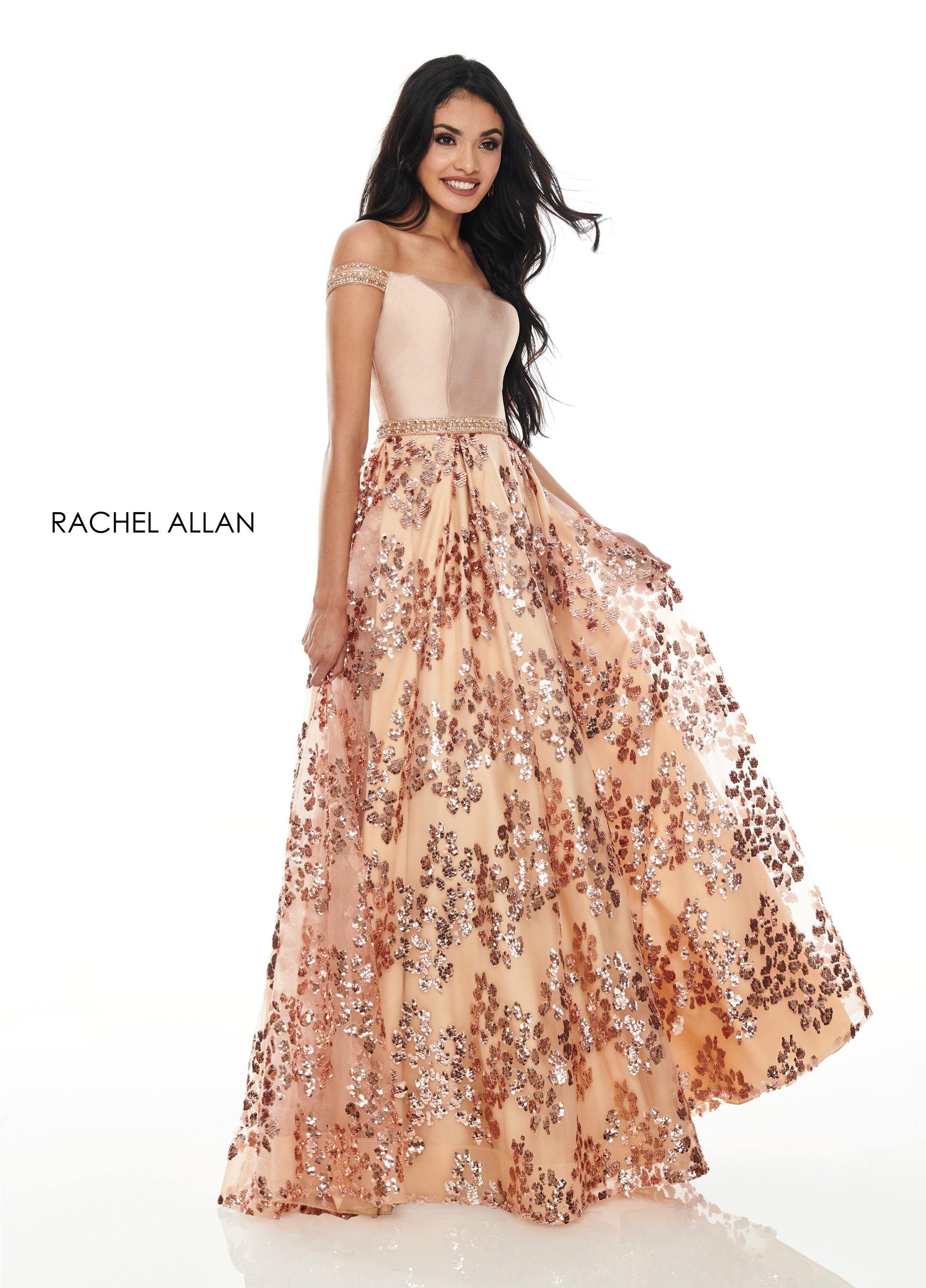 Rachel Allan Prom Long Dress Evening Gown - The Dress Outlet