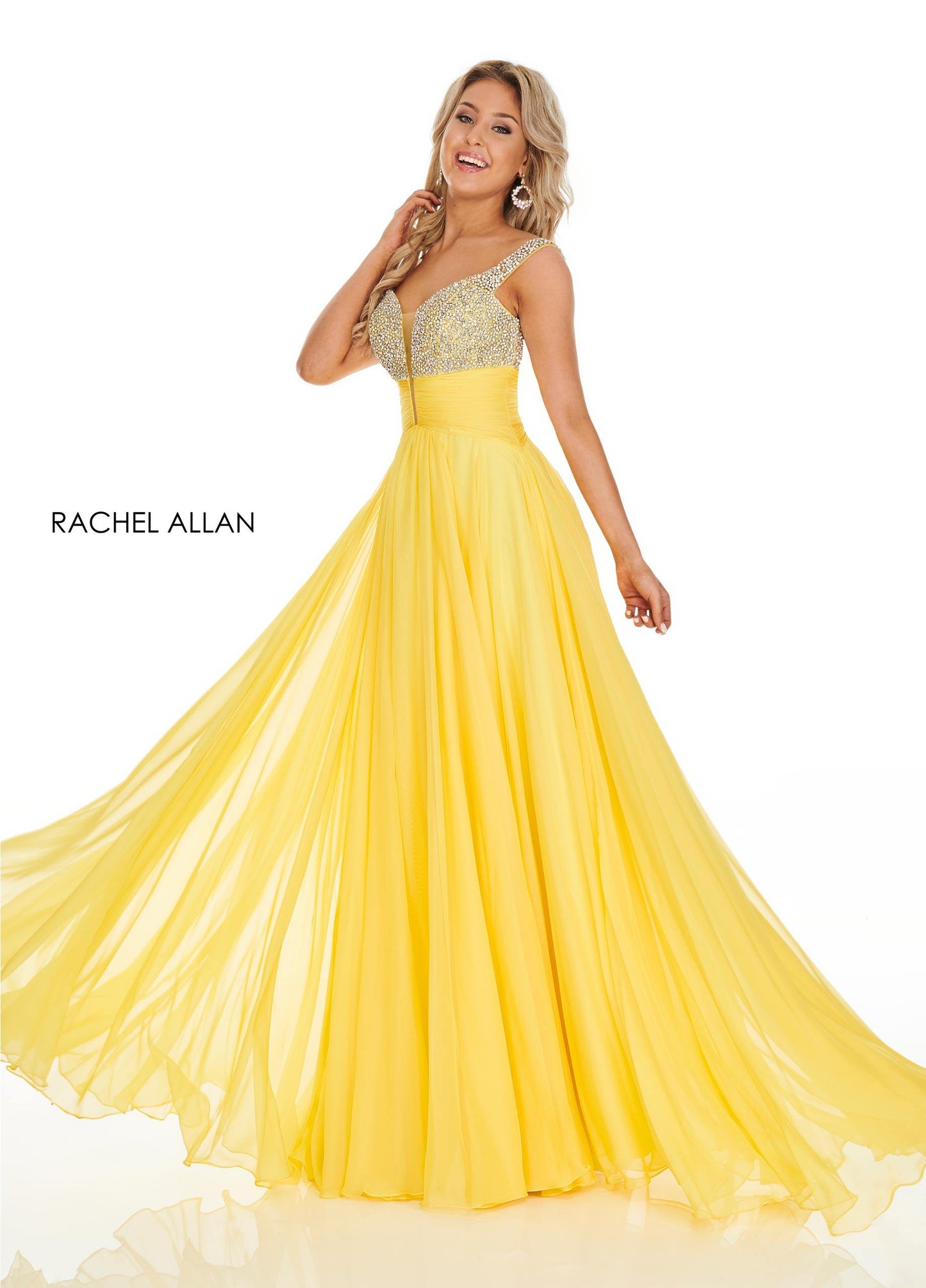 Rachel Allan Prom Long Formal Dress - The Dress Outlet