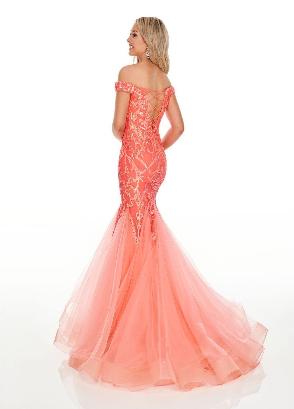 Rachel Allan Prom Long Formal Mermaid Dress