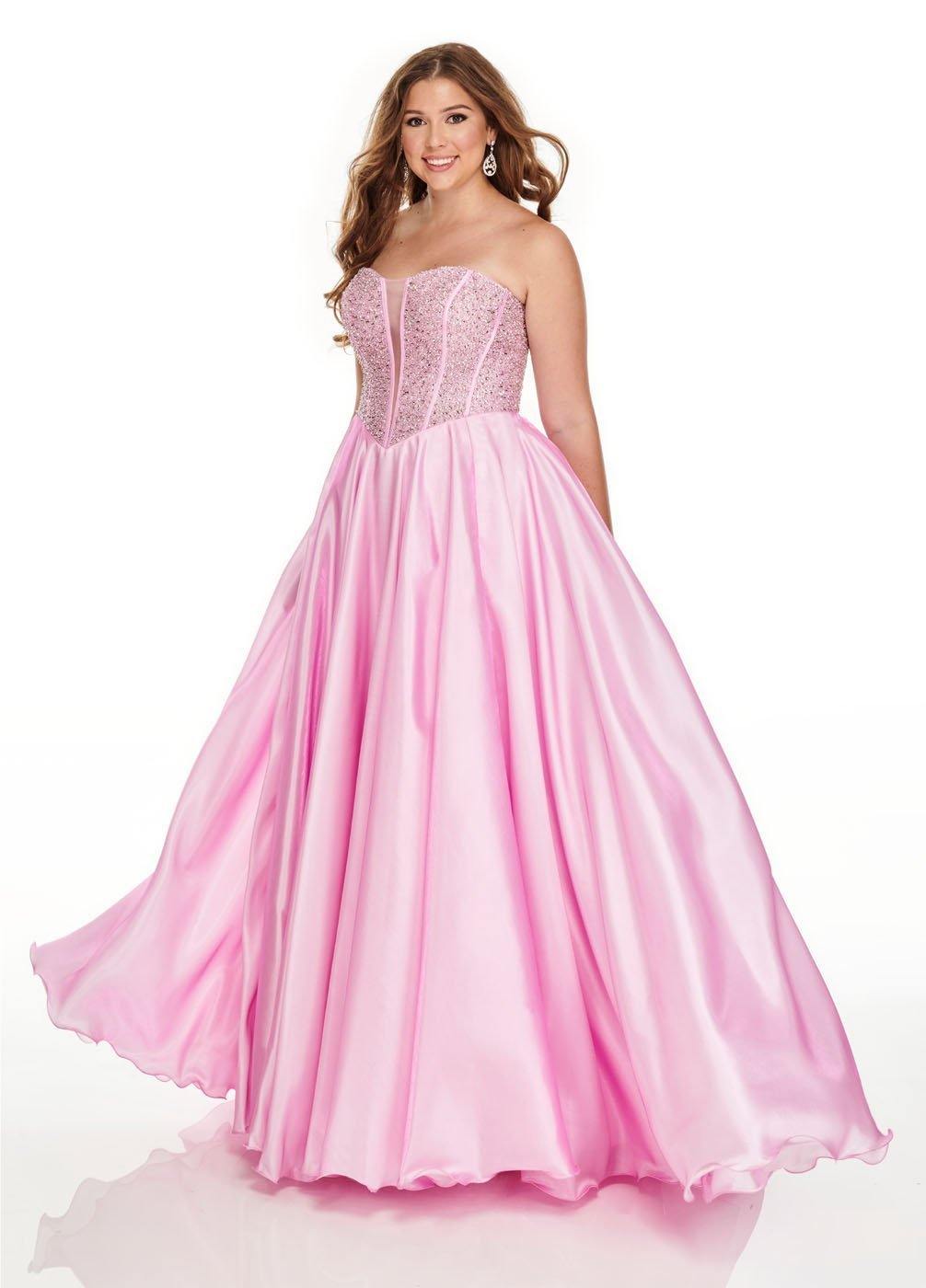 Rachel Allan Prom Long Plus Size Dress Ball Gown - The Dress Outlet