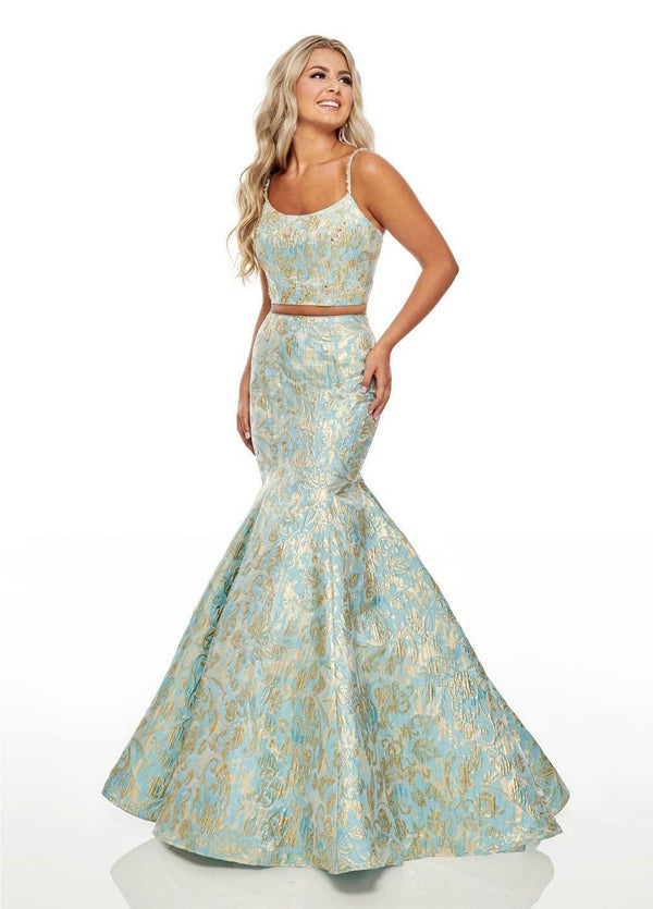 Rachel Allan Sexy Formal Two Piece Prom Dress