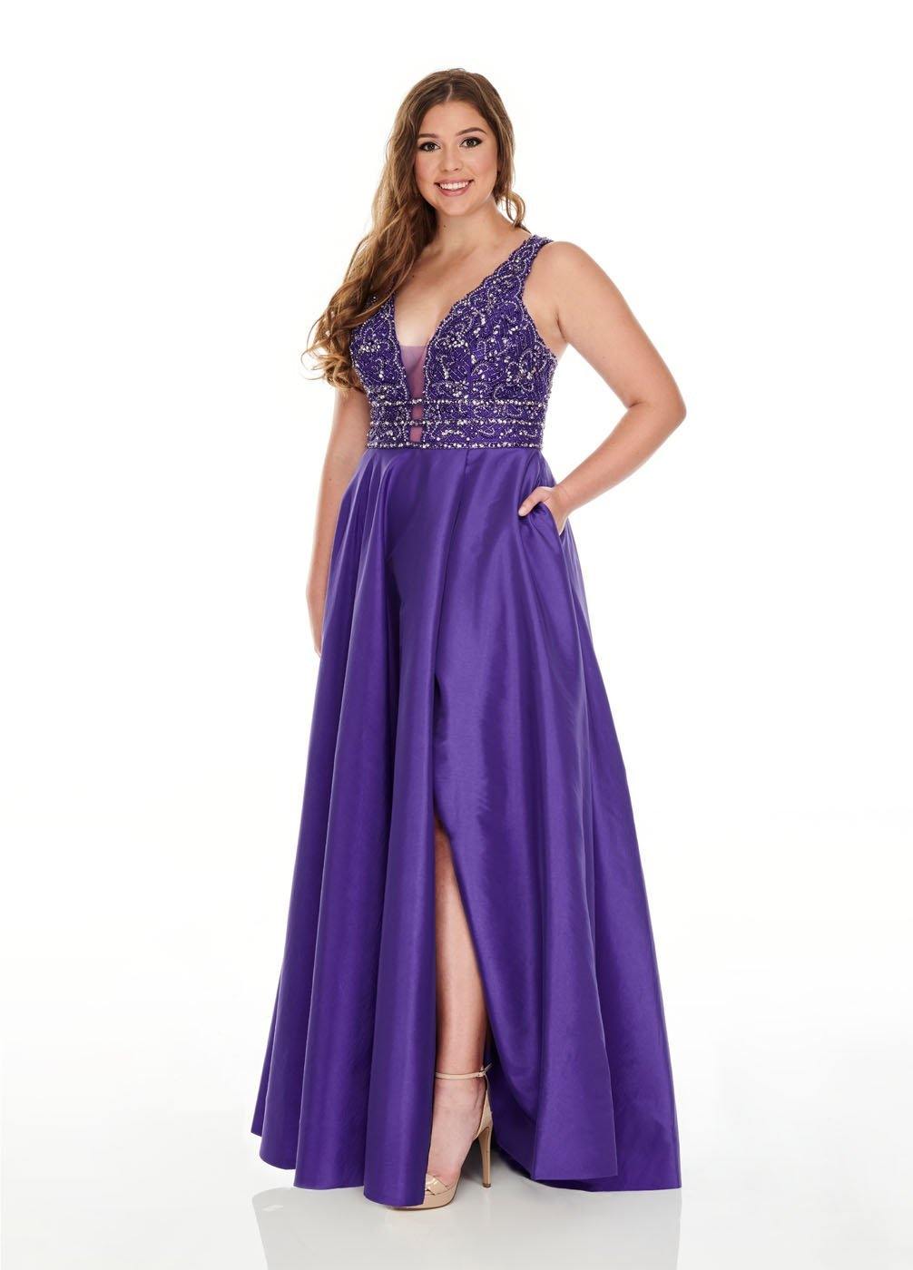 Rachel Allan Sexy Prom Long Dress Plus Size - The Dress Outlet