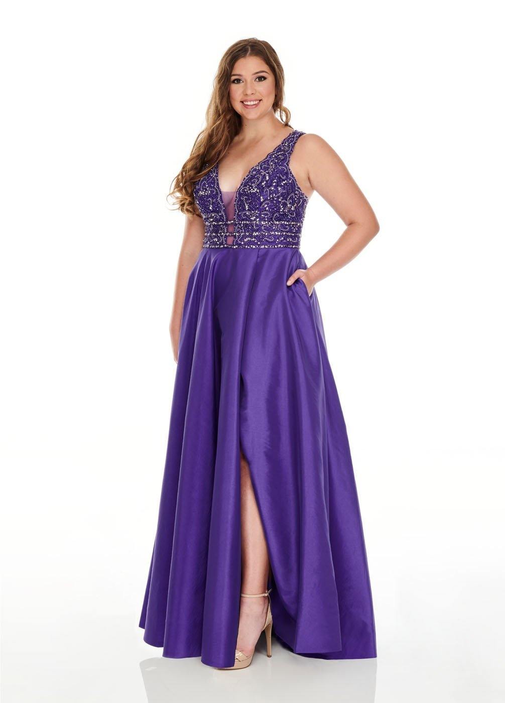 Rachel Allan Sexy Prom Long Dress Plus Size