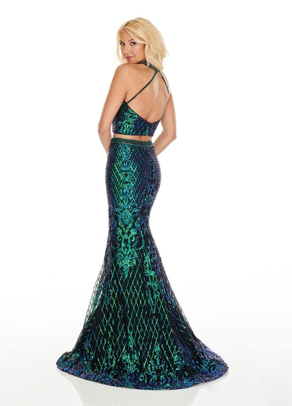 Rachel Allan Sexy Two Piece Formal Prom Dress