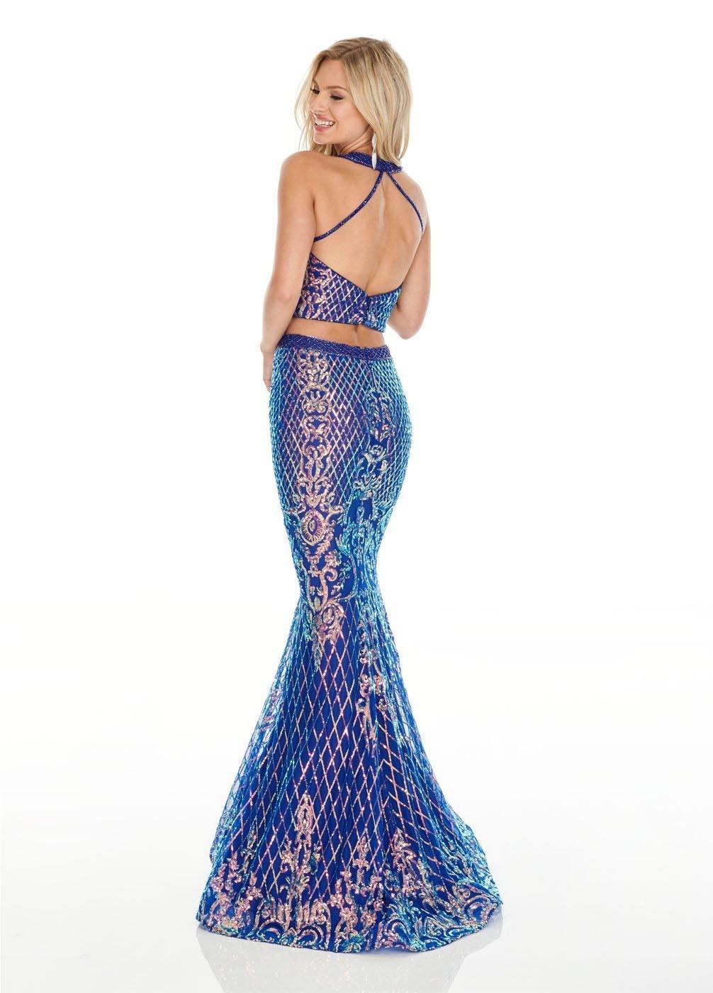 Rachel Allan Sexy Two Piece Formal Prom Dress