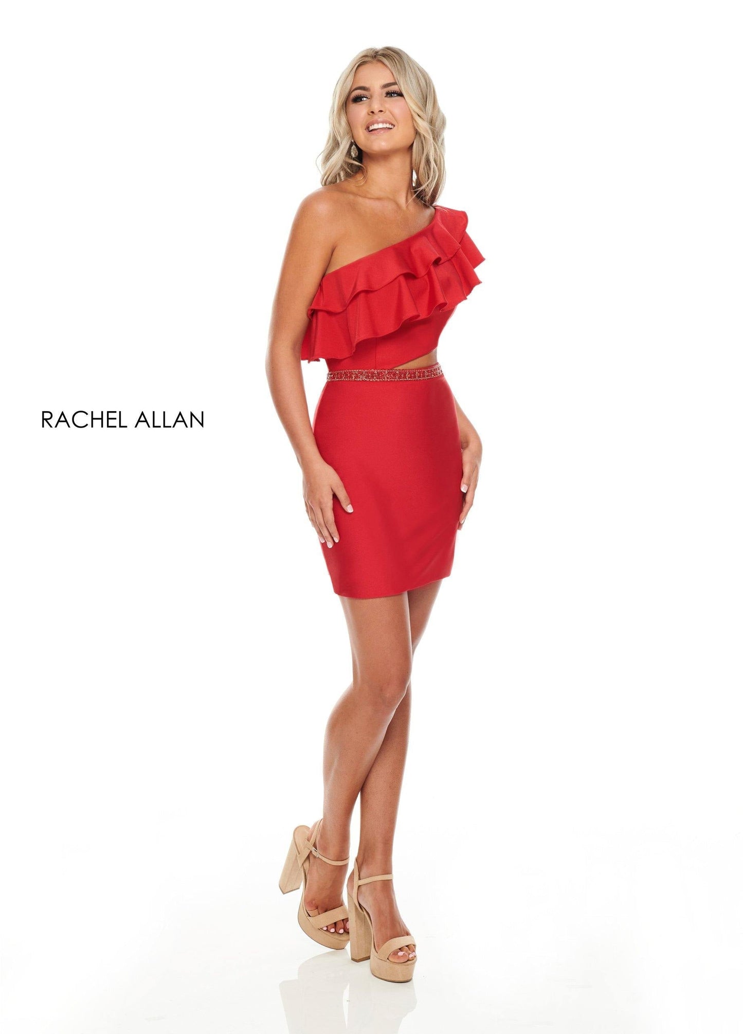 Rachel Allan Short Sexy Fitted Cocktail Dress - The Dress Outlet