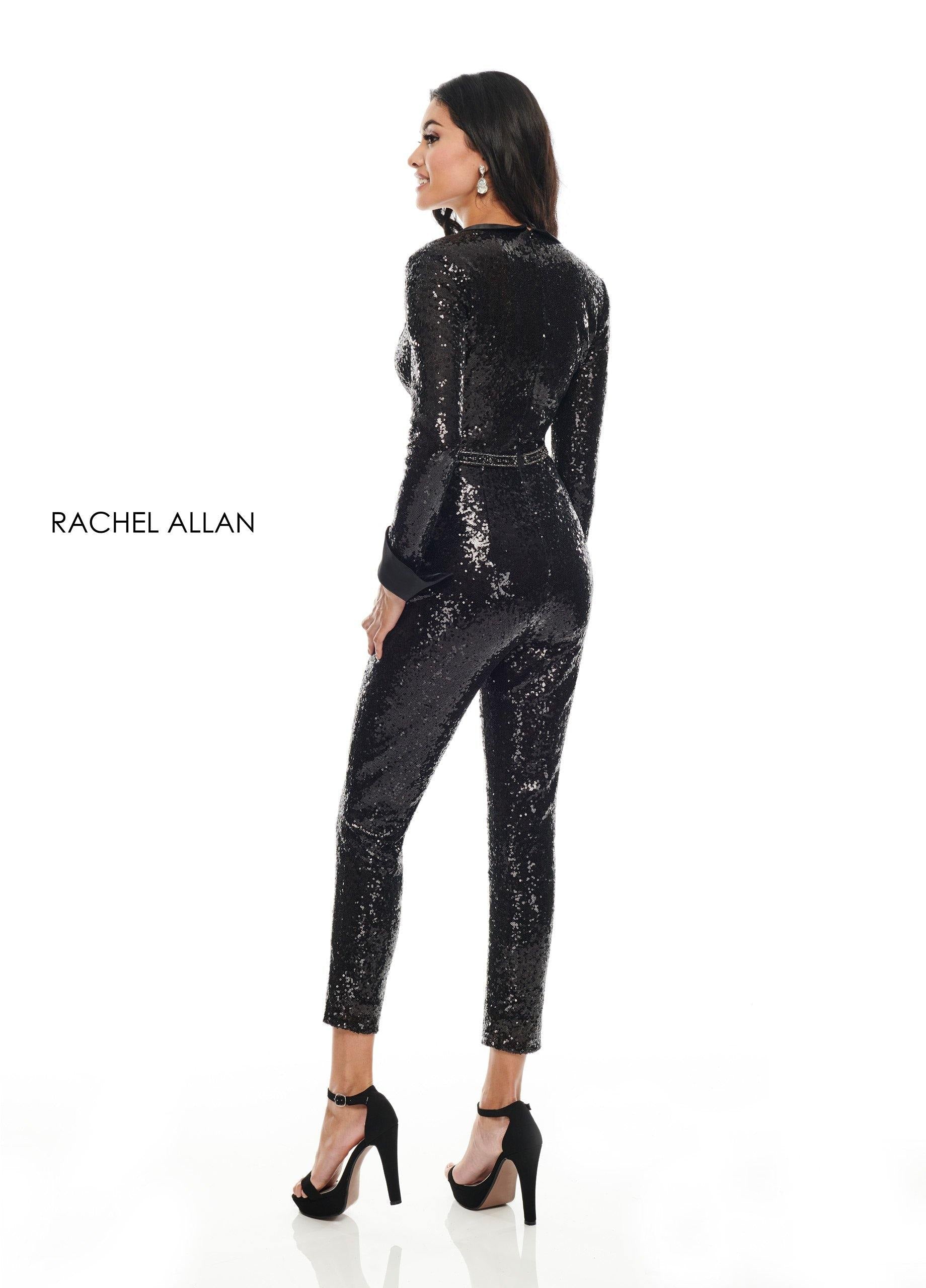 Rachel Allan Sparkling Jumpsuit Formal
