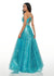 Rachel Allan Sparkling Long Prom Dress - The Dress Outlet