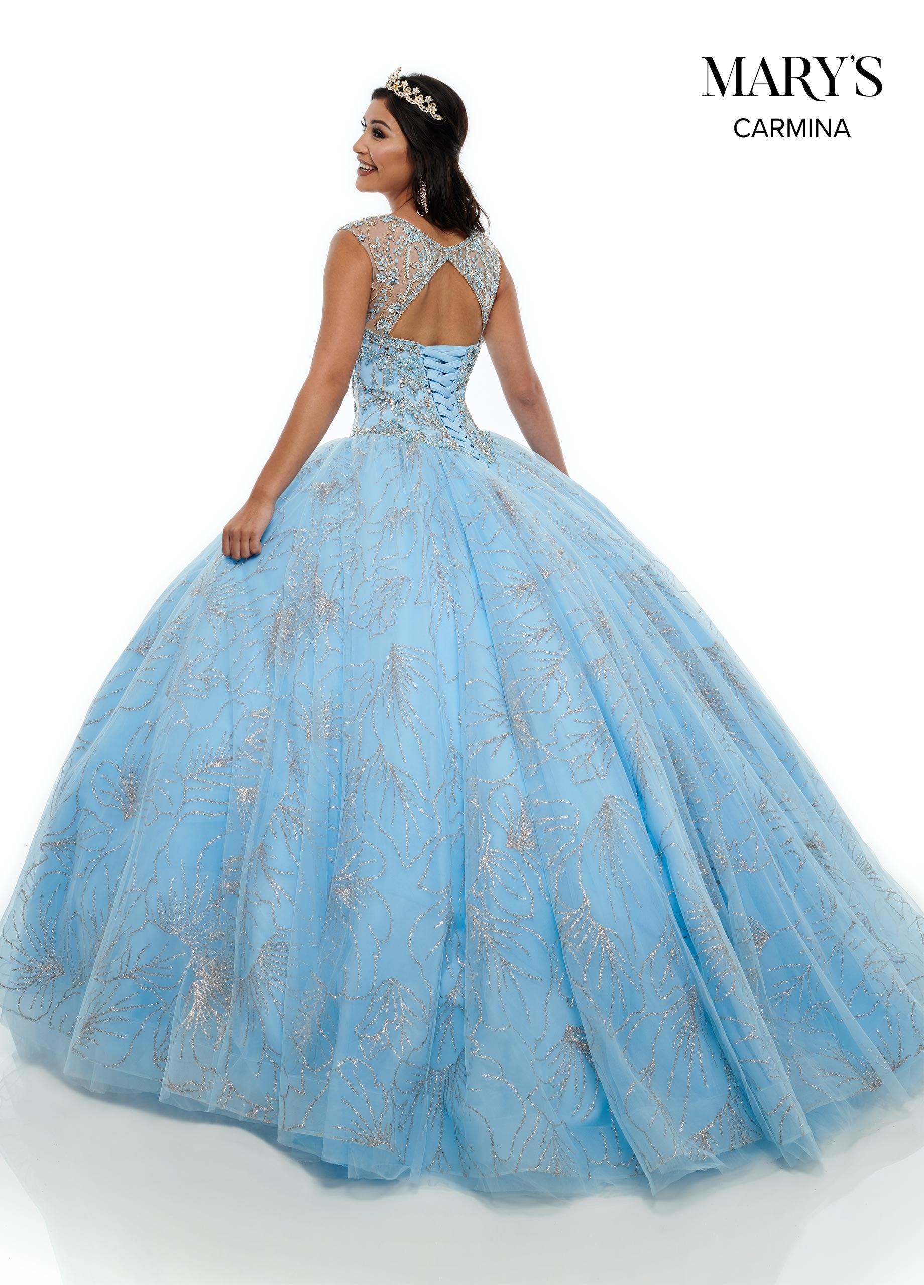 Rachel Allan Sparkling Long Quinceanera Dress - The Dress Outlet