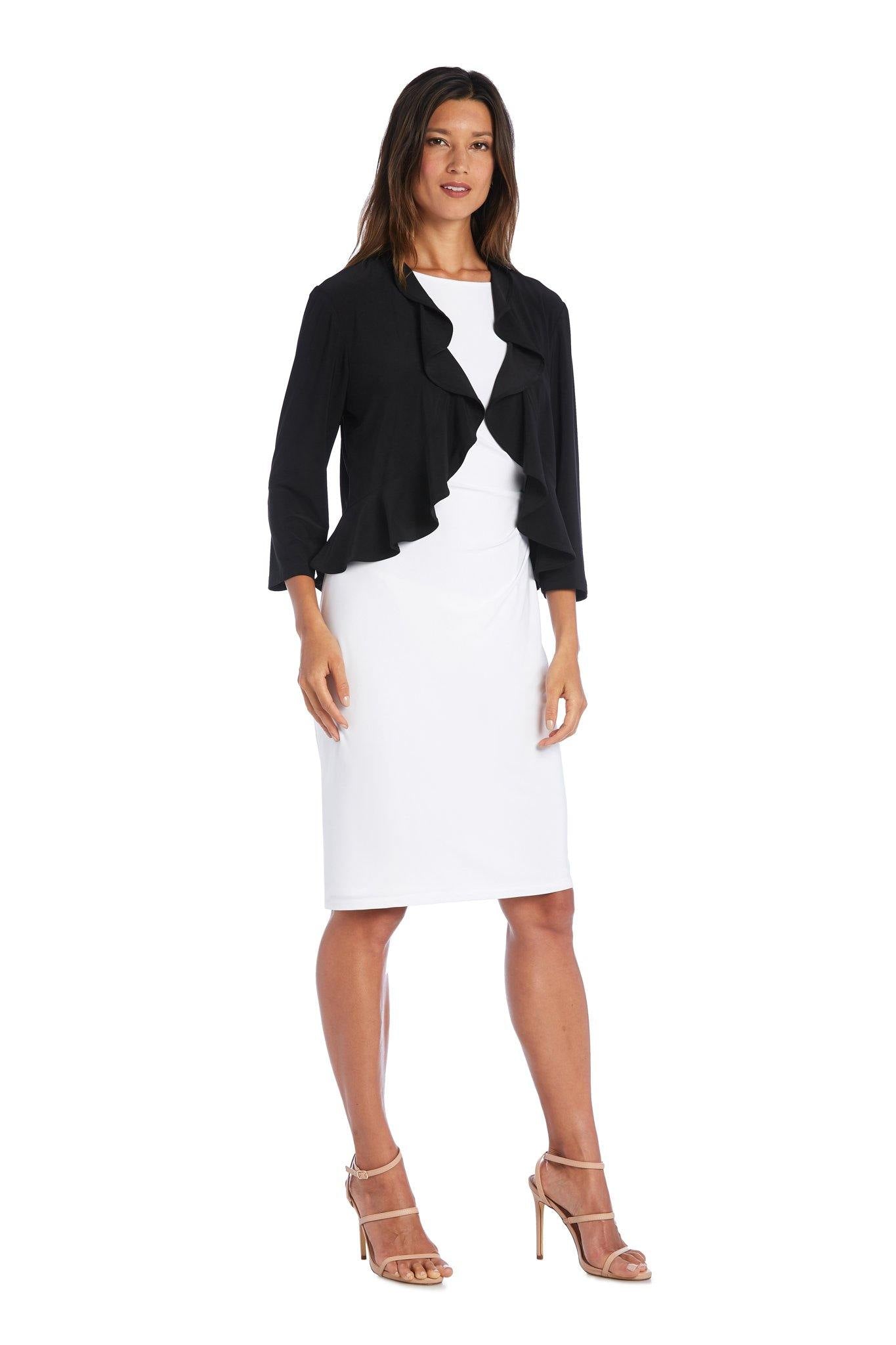 R&M Richards 042780 Long Sleeve Ruffle Jacket