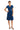 R&M Richards Short Plus Size Dress Peacock