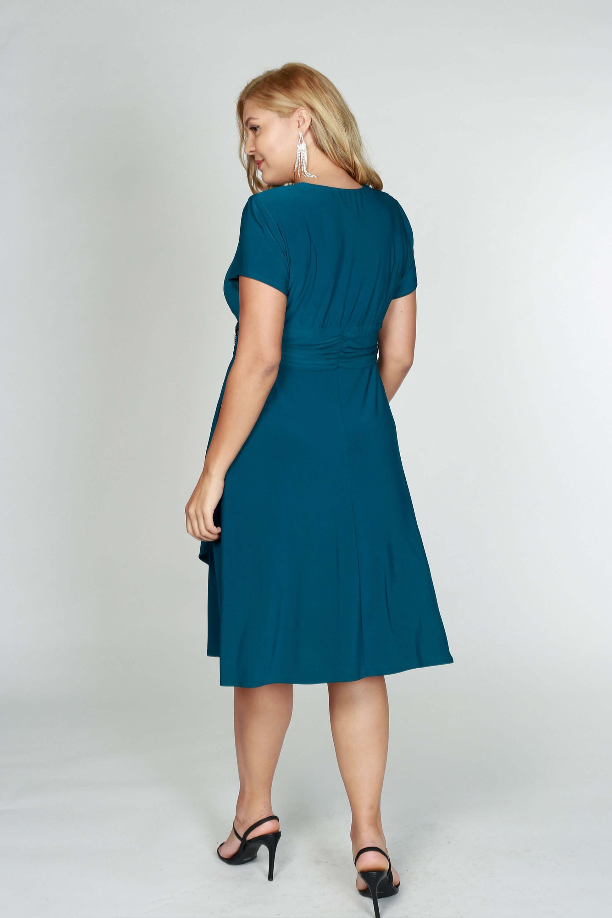 R&M Richards 1149W Short Mother of the Bride Plus Size Dress